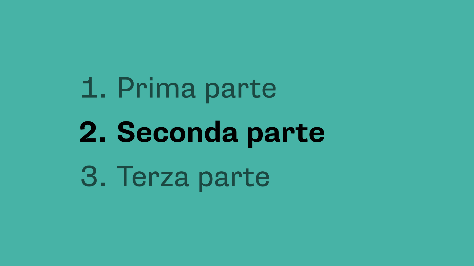 Esempio di slide