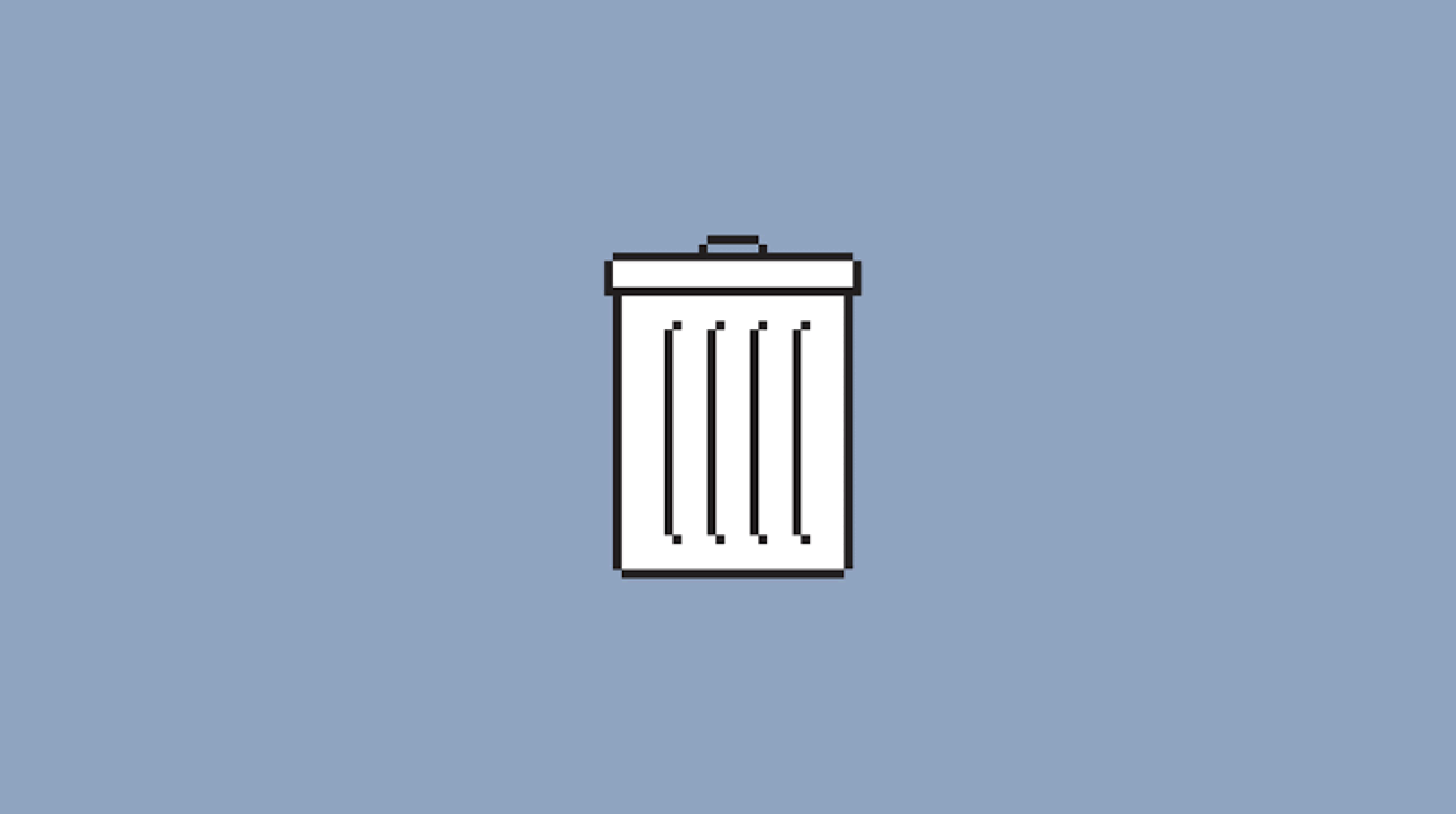 Icona del cestino delle prime versioni del MacOS loading:lazy