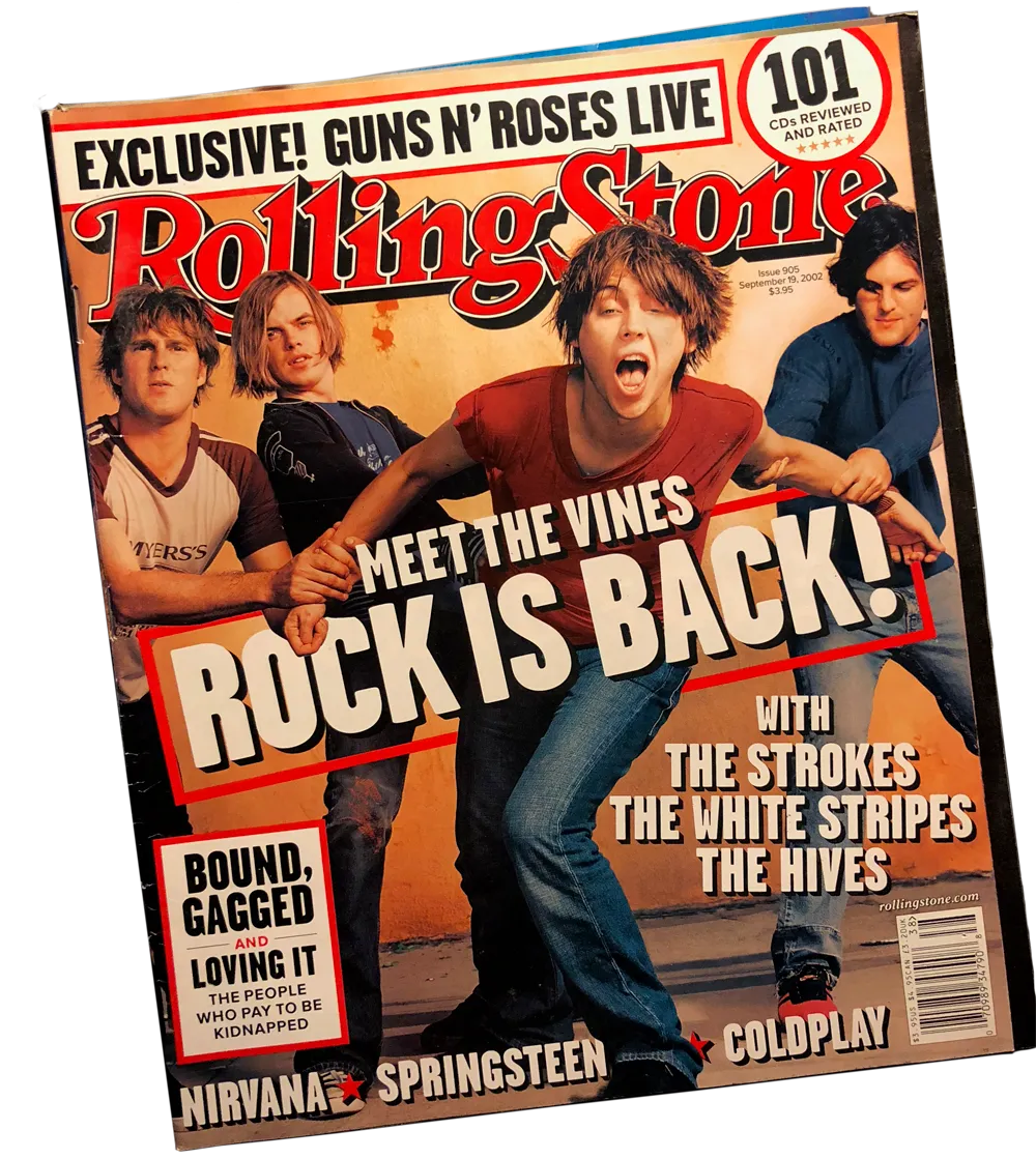 La copertina di Rolling Stone con il Proxima Sans (dal sito di Mark Simonson)