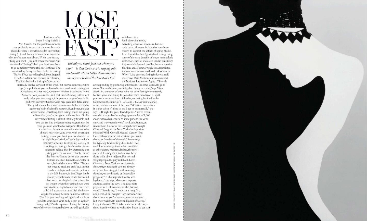 Una doppia pagina progettata da Alexey Brodovitch Una doppia pagina progettata da Alexey Brodovitch