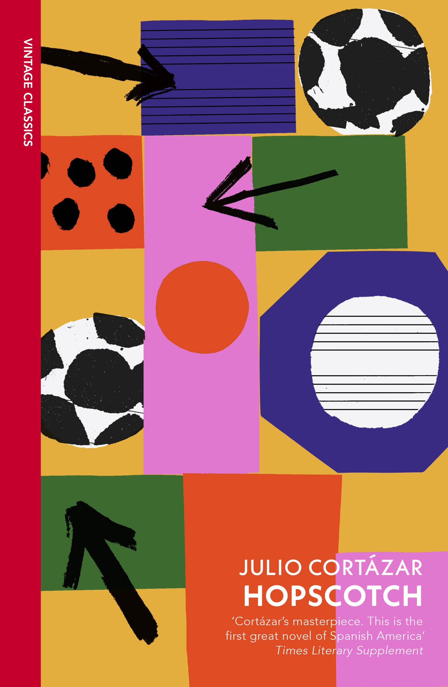 Hopscotch di Julio Cortázar(Vintage Classics / August 2025) copertina di Hopscotch di Julio Cortázar