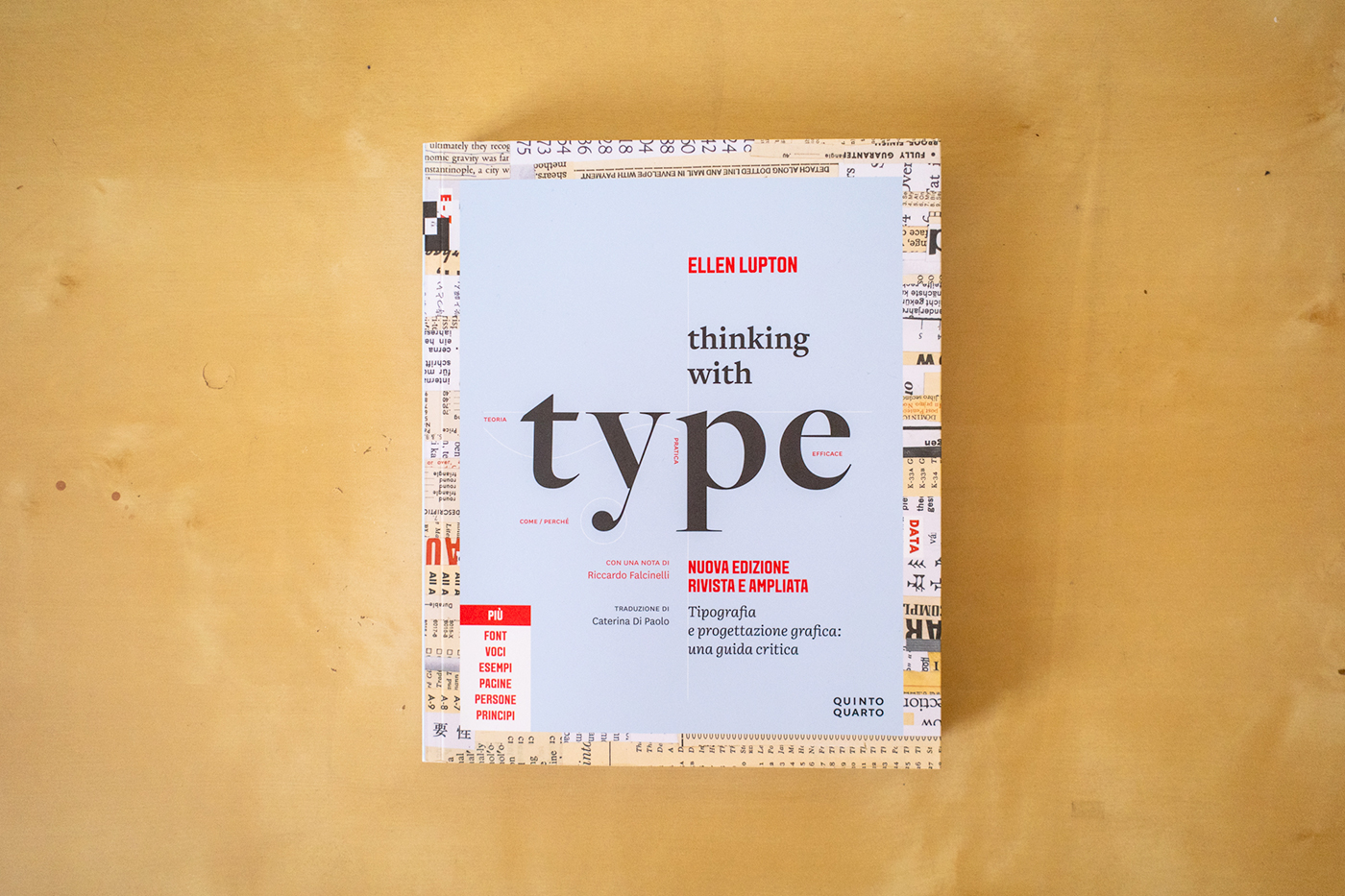 La copertina di Thinking with Type